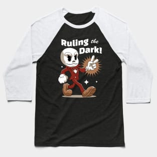 Funny Jack Skeleton Baseball T-Shirt